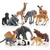 TOYMANY Набор из 12 фигурок диких животных, Реалистичные модели лесных животных, Популярные игрушки-животные, Подарки на день рождения, Украшения, Рождество, Новый год
