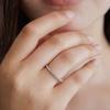 TATIANA (Silver 925) Simple Line Cubic Ring CR1853