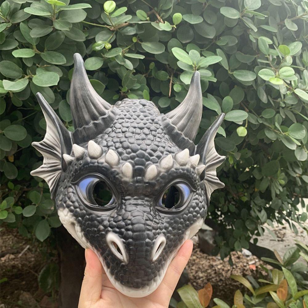 Party Accessories Halloween Party Decoration Dragon Mask Cosplay Prop Masquerade Children Dino Mask