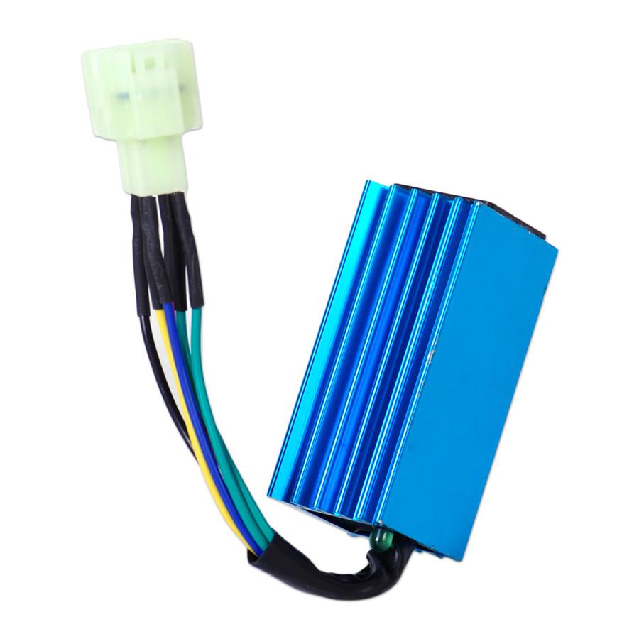 6 Pins Performance AC CDI Box Ignition Coil Spark Plug For GY6 50cc 125cc 150cc