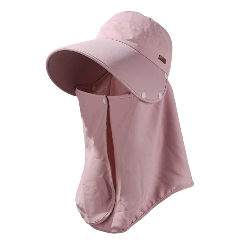 Кепка-козырек с широкими полями, защита от УФ-лучей, однотонная, шляпа с защитой шеи, маска, шляпа для сбора чая, лето