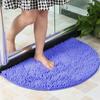 Half Round Non-Slip Bathroom Floor Mat Fluffy Fur Carpet Bathroom Absorbent Mat Anti-skid Mat Kitchen Mat Floor Area Rug