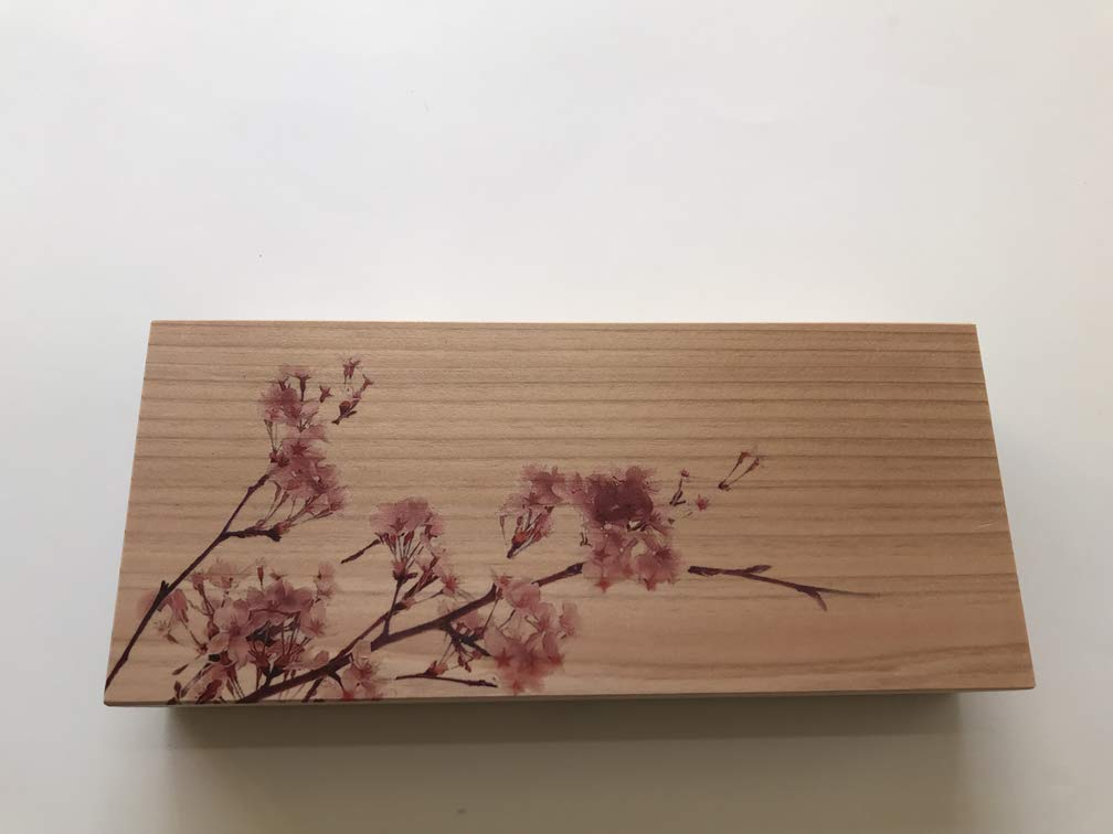 В кедровой подарочной коробке Mino Washi Pen Ichimatsu Light Yuzen Pattern Сделано в Японии [Поставляется в коробке! ] [Кролик синий] TM-1600-BL