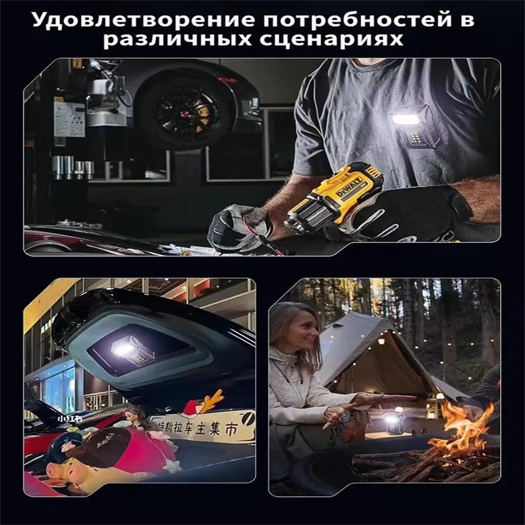 Светодиодный фонарик с мощным светом, долговечный и сверхъяркий портативный фонарик