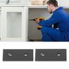 2pcs Heavy Duty Aluminum Alloy Joint Board Flat Joining Plate  Furniture Construction