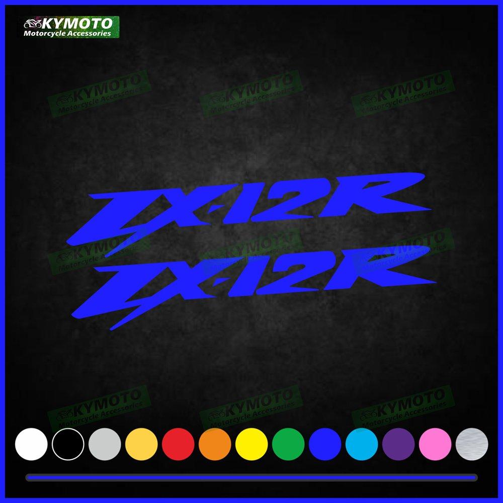 For ZX-12R ZX12R racing motorcycle accessories decals fairing decoration helmet fuel tank engine logo reflective sticker