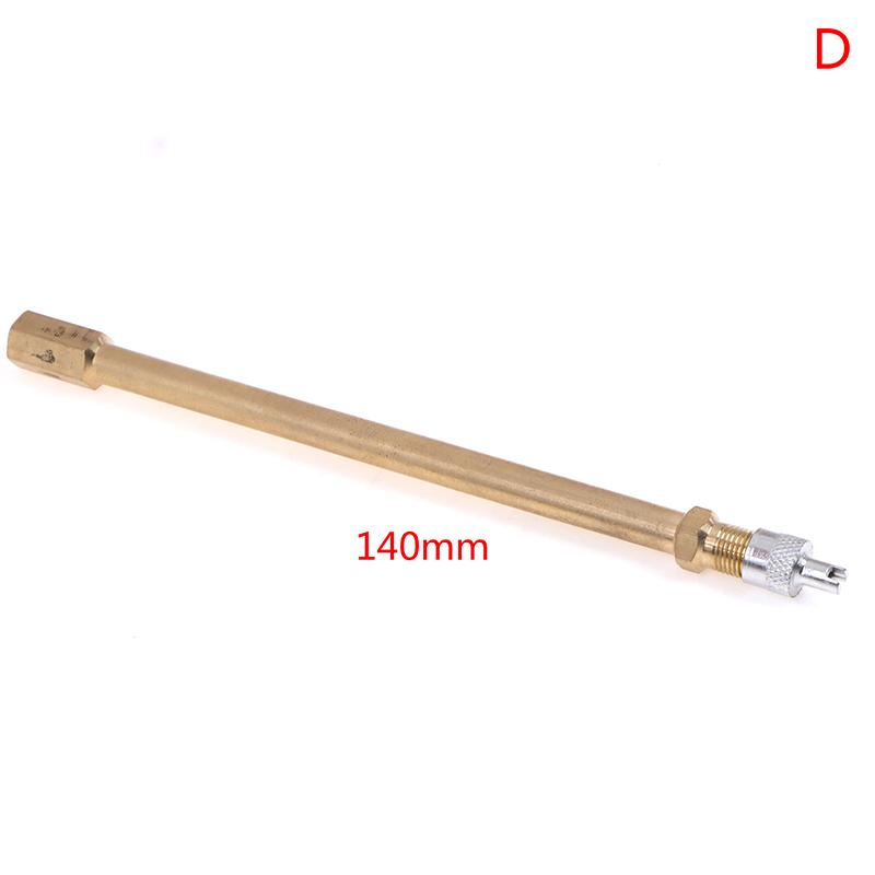 Car Auto Truck Brass Wheel Tire Valve Cap Tyre Stem Extension Pole Extender