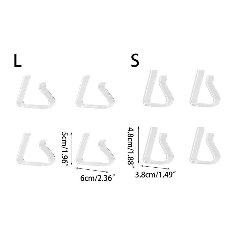 Multifunction Transparent Tablecloth Clamps 4pcs/set Perfect for Home Decoration and Gift Supplies Party Decoration