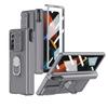 Подходит для Samsung Z FOld2 Магнитный чехол для телефона Броня Выдвижное окно Мода Бизнес Держатель для ручки Складная защитная крышка
