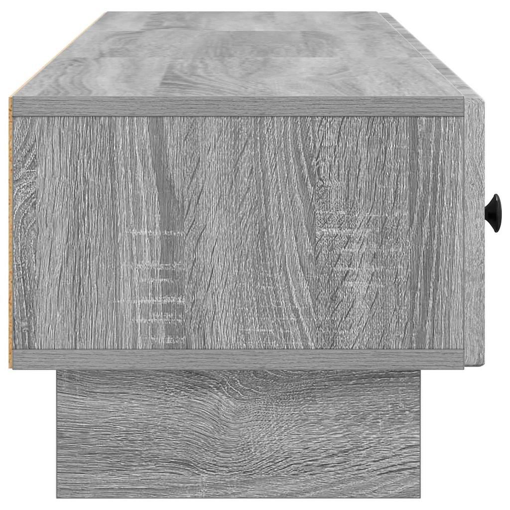 TV Stand in Grey Sonoma 147 x 34.5 x 30 cm Particleboard