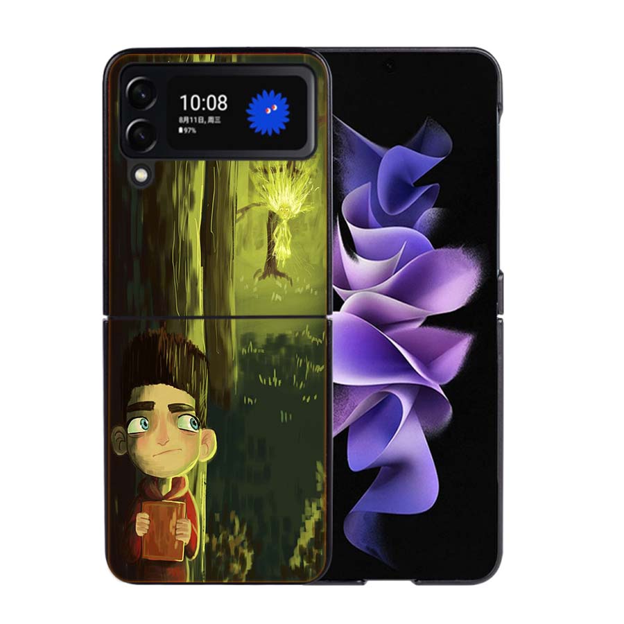 Cartoon Movie P-ParaNorman Phone Case For Samsung Z Flip 7 6 5G Galaxy Z Flip4 Z Flip5 Z Flip3 Coque Black Hard PC Shell Protect