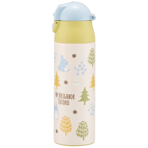 Skater Insulated Stainless Steel Bottle for Formula Preparation, 500ml, Lightweight and Portable, Totoro Forest Design, SMIB5-A