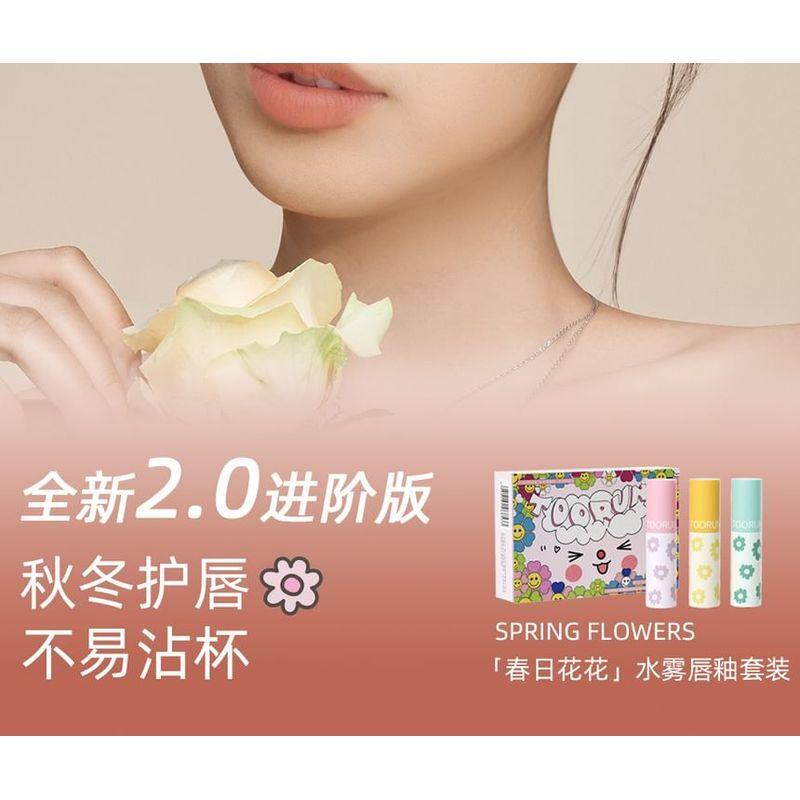 TOORUNE - Spring Blossom Matte Liquid Lipstick Set - 2 Types