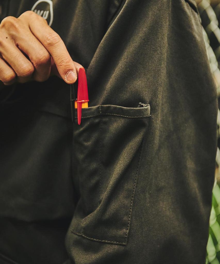 GORDON MILLER Унисекс Рабочая рубашка VIBTEX Размер 1 M Размер Угольно-серый 1767072 WORKS_UTILITY (Эквивалент JP)