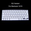 Версия ЕС, русская клавиатура, силиконовый чехол для Apple Macbook Air Pro 13 15