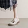 Temperament Soft-soled Small Pu Leather Shoes Women's British Style Single Shoes Spring Women's Shoes Thick-soled Pedal Loafers
