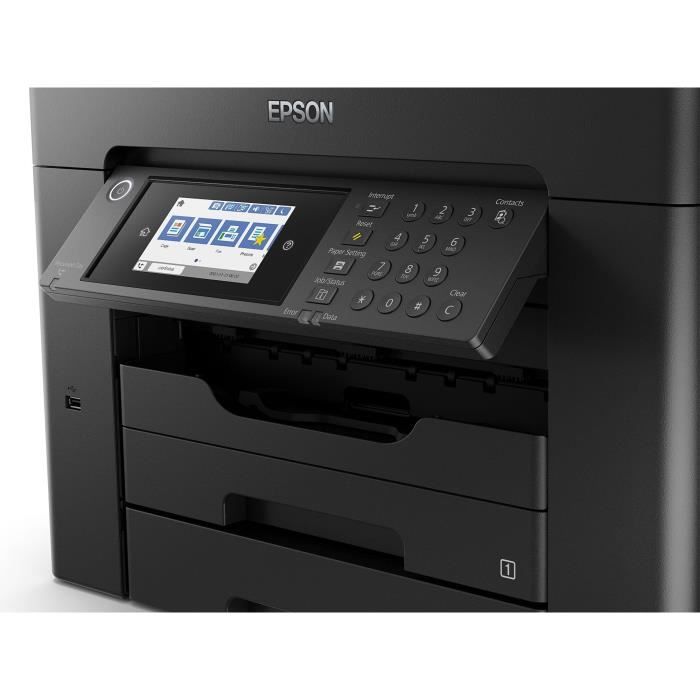 Струйный принтер EPSON WF-7840DTWF - Автоматическая двусторонняя печать - Legal (216 х 356 мм) - Беспроводной