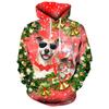 Hot 3D Digital Printing European and American Men's Long-sleeved sweatshirtsChristmas Snowman Jackets and Hoodies