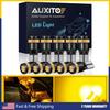 10PCS T10 Amber 194 Front 168 Light LED Side Marker Bulbs Yellow For Chevy Ford