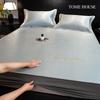 Machine Washable High-End Ice Silk Cooling Mat for Summer - Foldable, Soft Bed Cover with Free Shipping