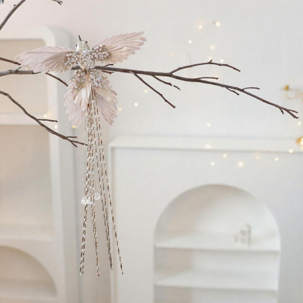 Имитация колибри, украшение для рождественской елки, рождественские украшения, оформление сцены и подвески в виде птиц