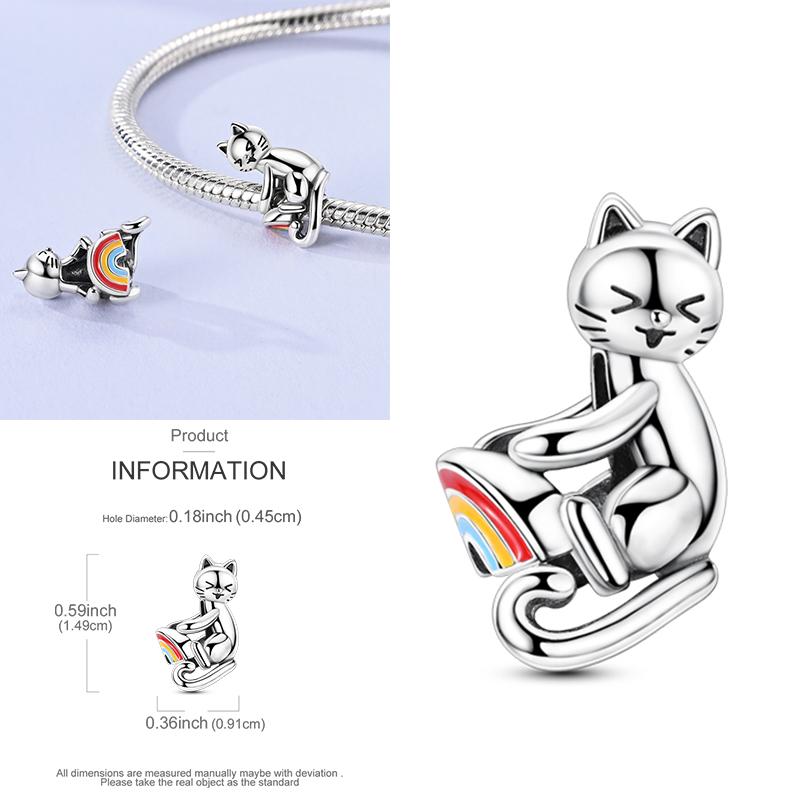 Charms Plata De Ley 925 Devil's Eye Infinity Eternal Symbol Dragonfly Positioning Buckle Charms Fit Women DIY Jewelry