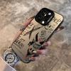 Чехол для телефона с дизайном «Дьявол в стиле граффити» для iPhone 16ProMax 16Pro 16Plus 16E 16 15 14 Plus 13 12 11 Pro Max Ударопрочный Жесткий Чехол