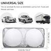 Windshield Sunshades Foldable Car Front Window Sunshade for Most Car SUV Truck Vans  Visor Blocks UV Rays & Heat