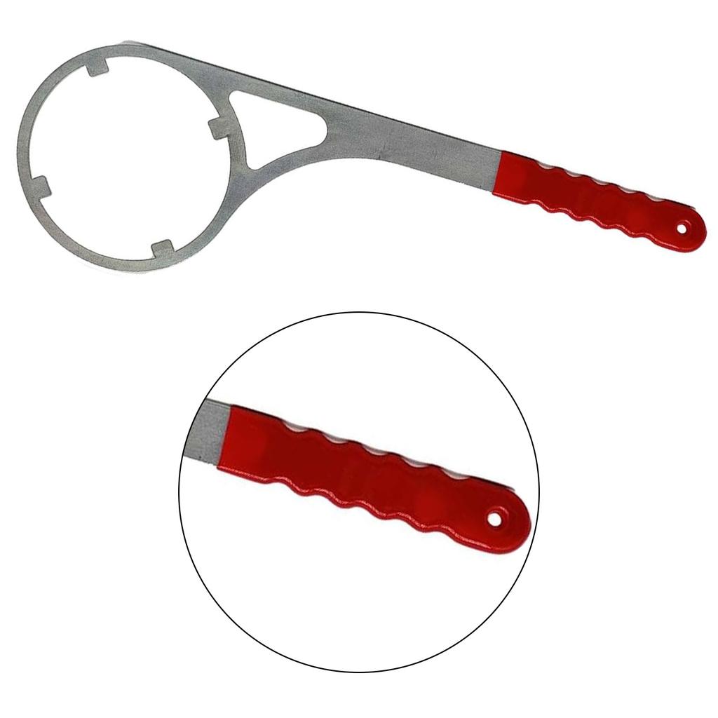 Metal Water Filtering Housing Wrench 4.8inch Inside Diameter Practical Heavy Duty Ergonomic Handle for Easy Use