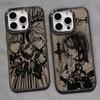 Линия Аниме Тетрадь Смерти Горячий Чехол для Телефона Для iPhone 17 16e 16 15 14 13 12 11 mini Pro Max X XR XSMAX Air Plus Прозрачный Чехол