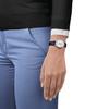 Tissot Старые Часы Кожаный Ремешок белый перламутровый Циферблат Мужские Модные Часы T133.210.16.116.00
