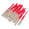 30PCS Rubber Artificial Octopus Bait Soft Octopus Skirts Durable Squid Skirt Lure  Trolling Lures