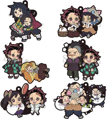 Коллекция резиновых талисманов Buddy Demon Kimetsu no Yaiba Slayer Vol.3 (BOX)