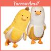 Очаровательная желто-белая утка-банан, мягкая игрушка-подушка для объятий