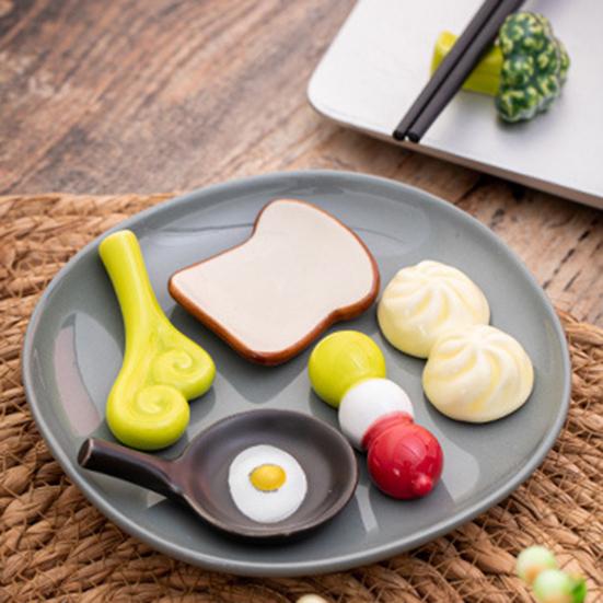 Милая креативная подставка для палочек для еды, противоскользящая, легко моющаяся, декоративная, для овощей, хлеба, керамическая, держатель для палочек для еды, кухонные принадлежности