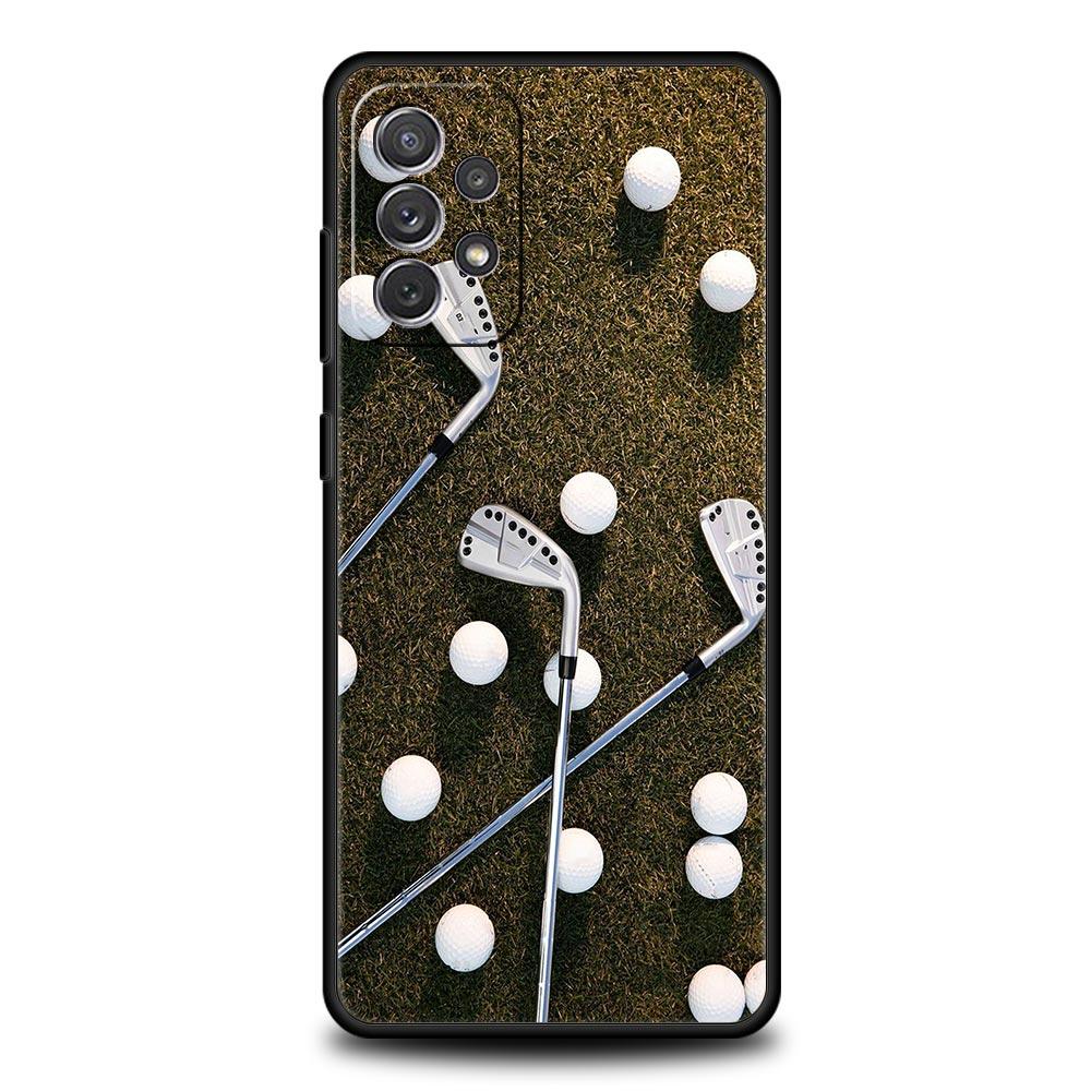 Чехол для телефона Samsung Galaxy A17 A15 A13 A51 A71 A41 A31 A21S A07 A03S A05 A35 A55 A23 A25 A33 A53 A73 5G Cover Гольф Спорт