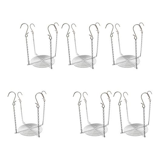 Adjustable Planter Insert for Tall Large Pots 310.3" Pot Riser with Chains And Hooks Stainless Steel Hanging Pot Filler for Indoor Outdoor Wedding