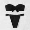 Split Sexy Swimsuit Tube Top Bikini Suit