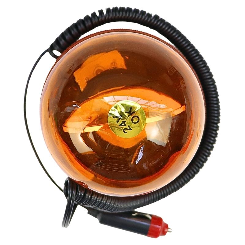 Pilot warning lamp, beacon bulb 24V orange