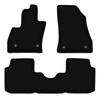 БАЗОВЫЕ черные велюровые коврики для: Минивэн Fiat 500L (2012-)