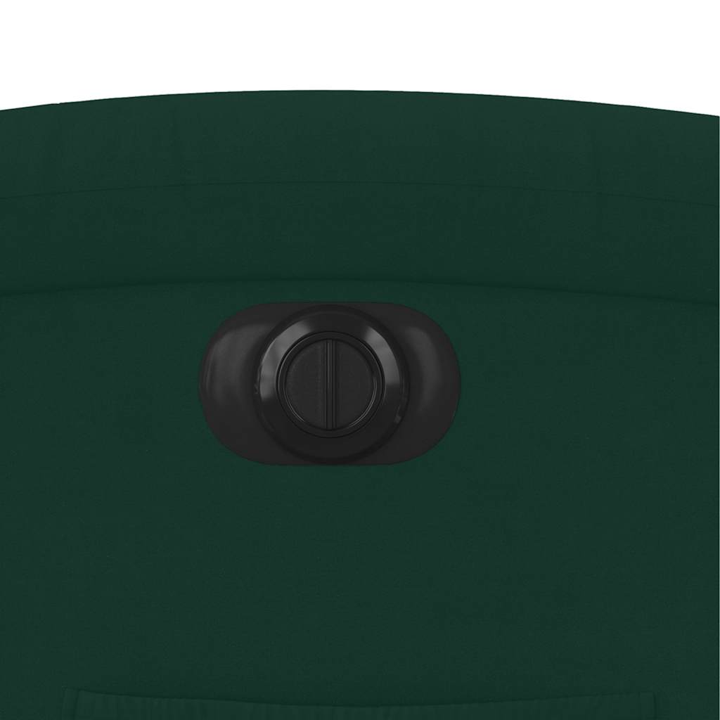 Electric Recliner Chair with Rising Function Dark Green Velvet
