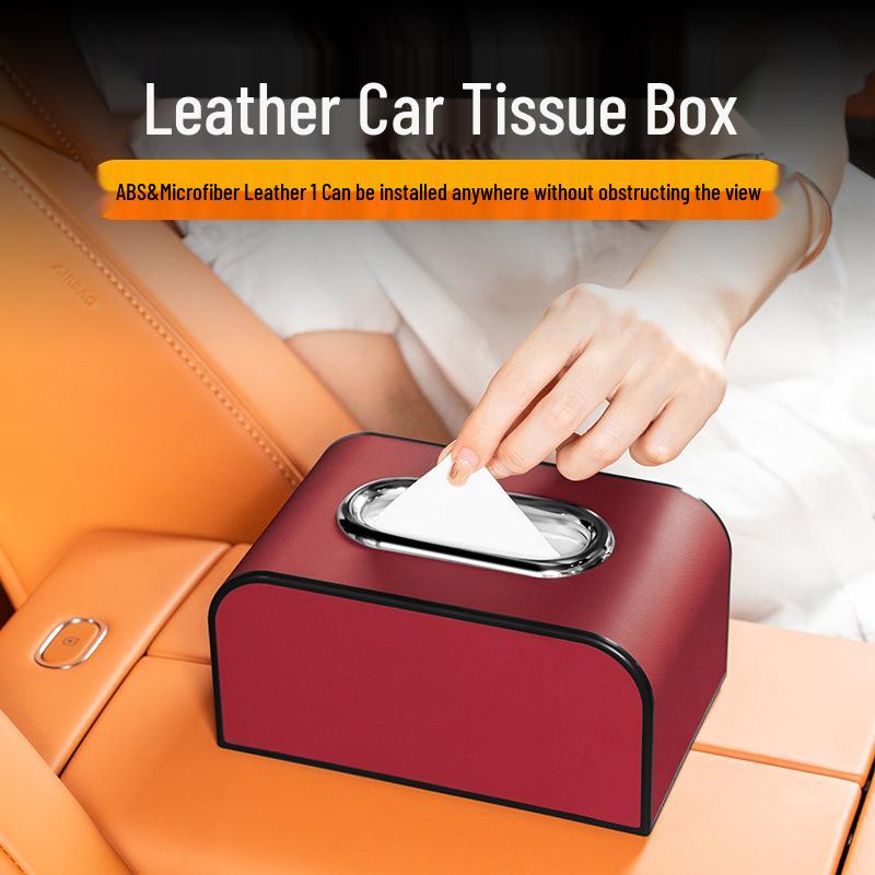 Tesla Model Tissue Box for Armrest or Seat Back