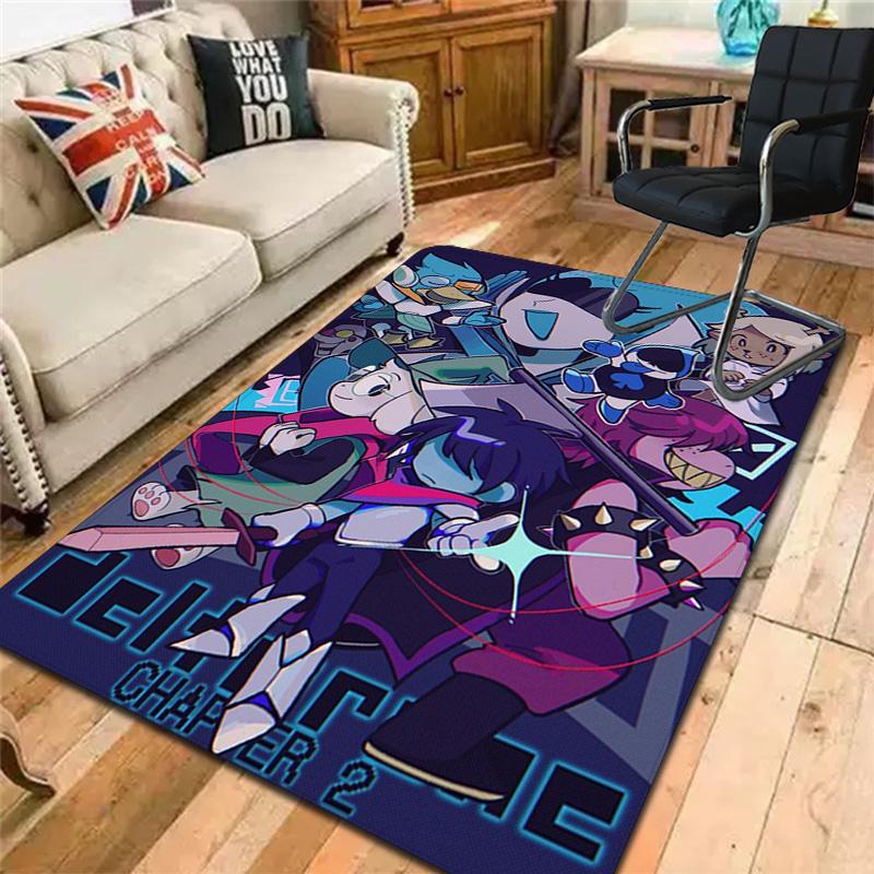 Ковер Deltarune Напольный коврик для гостиной или спальни Мягкий и удобный ковер Подарок на день рождения и праздник.MFF0918041