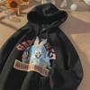 Trendy Men's Cartoon Print Hooded Sweatshirt for Fall/Winter
