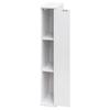 Ottostyle.jp Slim 15cm Storage Rack with Doors, 3 Tiers, Kitchen, Bathroom, and Gap Storage [15cm Wide X 30cm Deep X 89cm High] Low-Profile Storage Sh