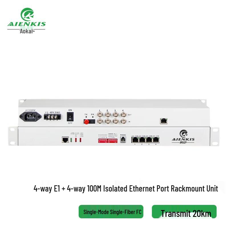AIENKIS PDH Optical Transceiver with Ethernet