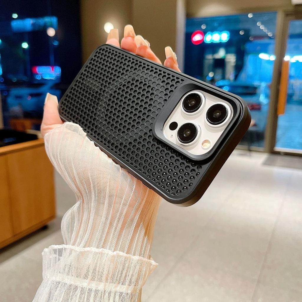 For Apple 17promax Magnetic Phone Case for IPhone 16 Breathable Heat Dissipation 14 Full Package Anti Drop 15 Protective Cover