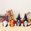 Halloween Gnome Doll Spooky Bat Pumpkin Spider Black Cat Witch Hat Full Beard Desktop Faceless Gnome Stuffed Ornament Party Favors