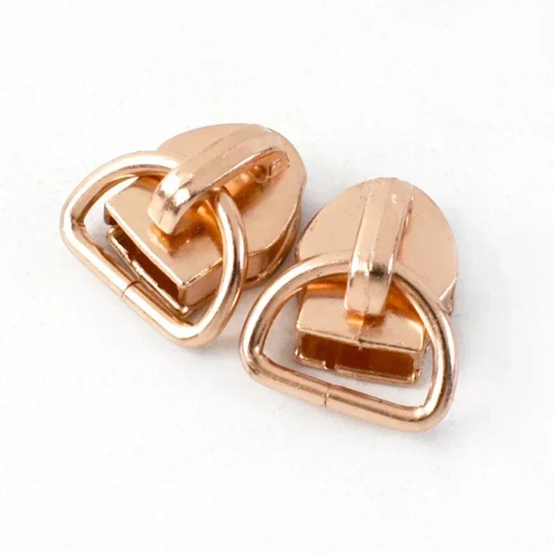 10/20/30 шт. Meetee 5# Слайдер для нейлоновых молний D-кольцо Пулер для молнии Одежда Сумка Головки для молний Набор для ремонта DIY Швейные аксессуары