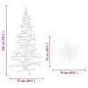Christmas Trees with Stand Brown 150 cm Solid Wood Pine